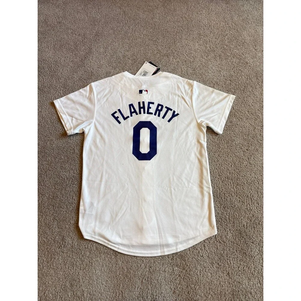 Jack Flaherty Los Angeles Dodgers World Series Nike NWT Youth MLB Jersey